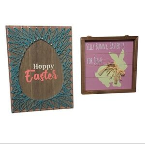 Pair of Easter Wall or Door Hangings
